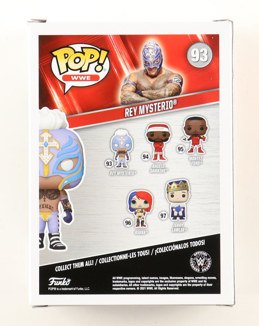 Rey Mysterio Signed "WWE" #93 Funko Pop! Vinyl Figure (Fanatics) at PristineAuction.com Rey Mysterio Signed "WWE" #93 Funko Pop! Vinyl Figure (Fanatics) at PristineAuction.com