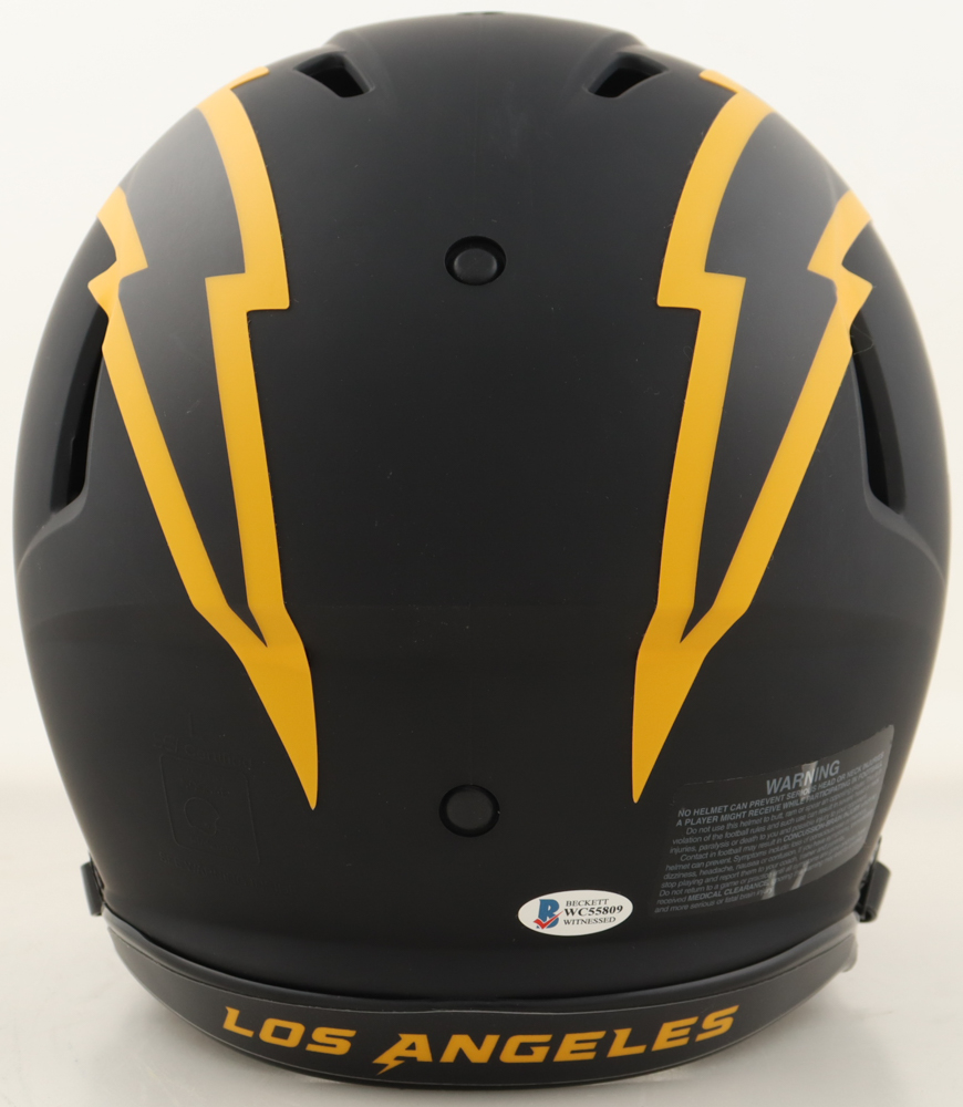 Joey Bosa Signed Chargers Full-Size Authentic On-Field Eclipse Alternate Speed Helmet (Beckett) at PristineAuction.com Joey Bosa Signed Chargers Full-Size Authentic On-Field Eclipse Alternate Speed Helmet (Beckett) at PristineAuction.com