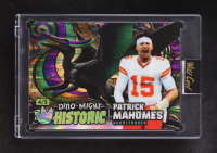 Patrick Mahomes 2024 Wild Card Alumination Dino-Might Pre-Historic Pterodactyl Green Stealth #PHPTE3-PM #4/5 at PristineAuction.com