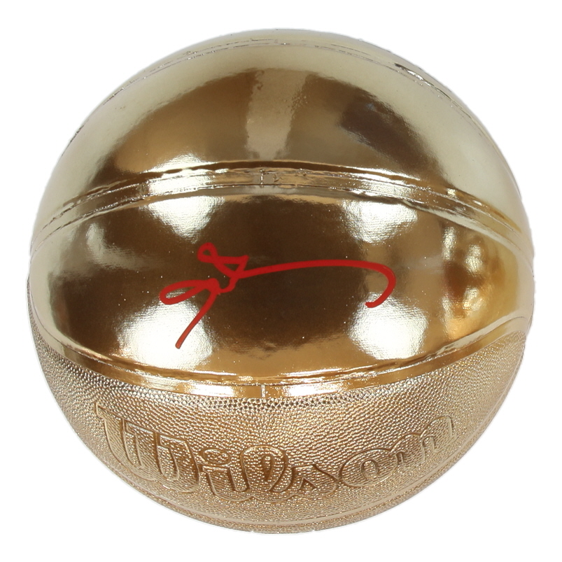 Allen Iverson Signed Gold Chrome NBA Basketball (JSA) at PristineAuction.com Allen Iverson Signed Gold Chrome NBA Basketball (JSA) at PristineAuction.com