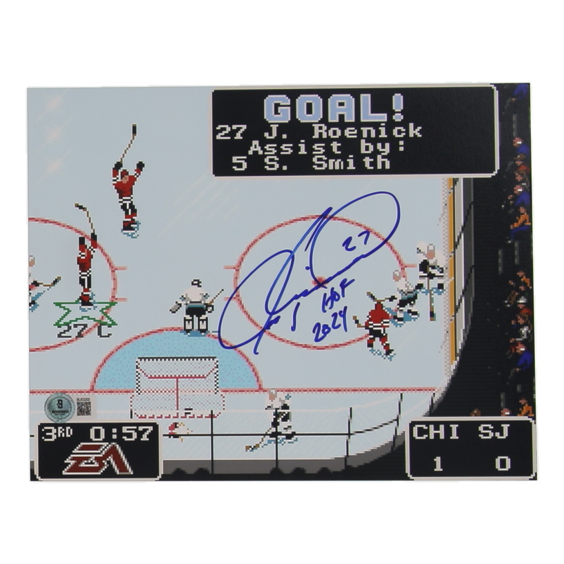 Jeremy Roenick Signed 8x10 Photo Inscribed "HOF 2024" (Beckett) at PristineAuction.com Jeremy Roenick Signed 8x10 Photo Inscribed "HOF 2024" (Beckett) at PristineAuction.com