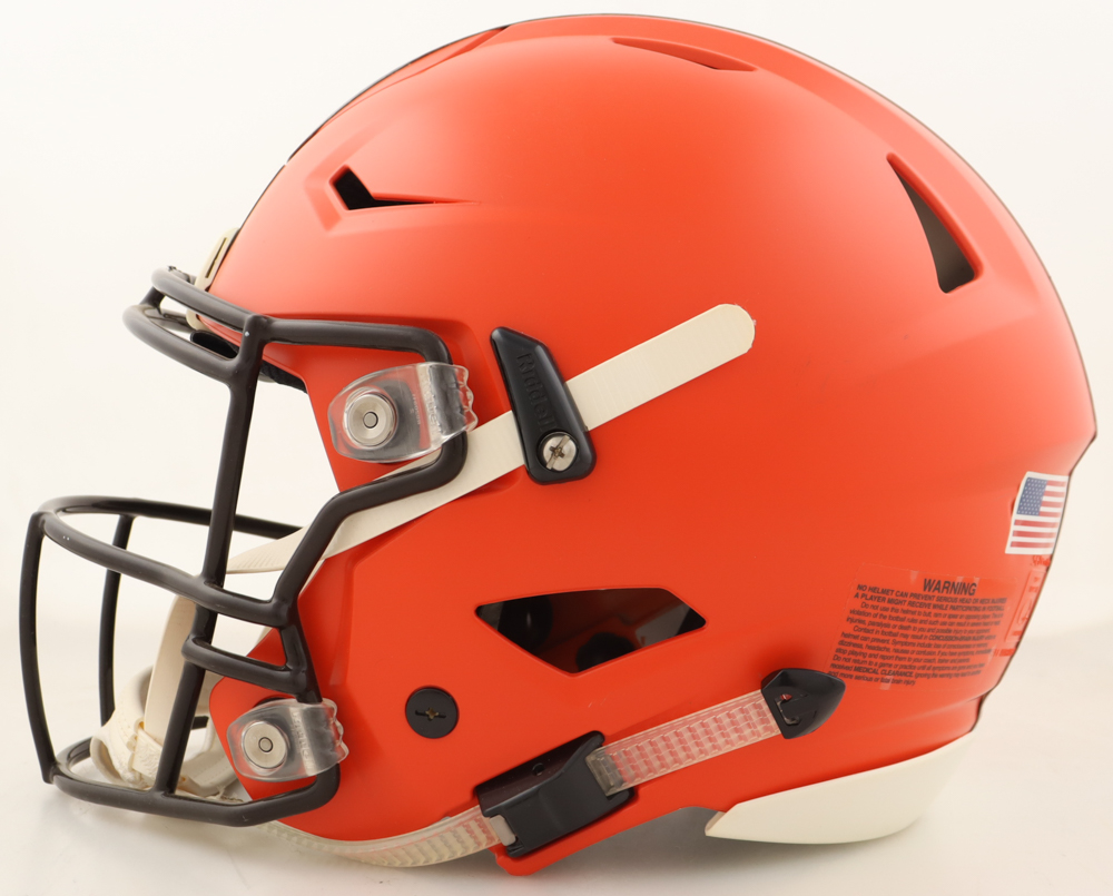 Odell Beckham Jr. Signed Browns Full-Size Authentic On-Field SpeedFlex Helmet (JSA) at PristineAuction.com Odell Beckham Jr. Signed Browns Full-Size Authentic On-Field SpeedFlex Helmet (JSA) at PristineAuction.com