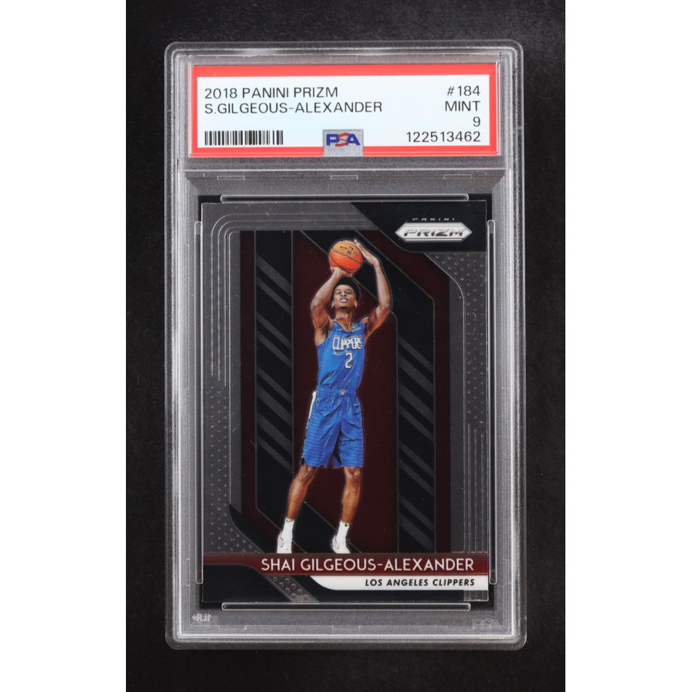 Shai Gilgeous-Alexander 2018-19 Panini Prizm #184 RC (PSA 9) at PristineAuction.com