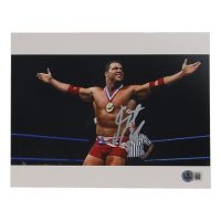 Kurt Angle Signed WWE 8x10 Photo (Beckett) at PristineAuction.com