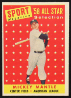 Mickey Mantle 1958 Topps #487 AS TP at PristineAuction.com