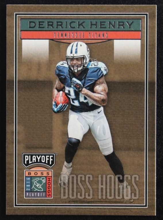 Derrick Henry 2016 Panini Playoff Football Boss Hogs #BH-DH RC at PristineAuction.com Derrick Henry 2016 Panini Playoff Football Boss Hogs #BH-DH RC at PristineAuction.com