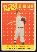 Mickey Mantle 1958 Topps #487 AS TP at PristineAuction.com