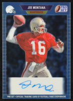 Joe Montana 2024 Leaf Pro Set Autographs Blue #89PJM2 #11/25 at PristineAuction.com