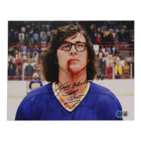 Jeff Carlson Signed "Slap Shot" 8x10 Photo Inscribed "Slap Shot" (Beckett) at PristineAuction.com