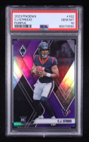 CJ Stroud 2023 Panini Prizm Draft Picks Prizms Purple #102 RC #99/125 (PSA 10) at PristineAuction.com