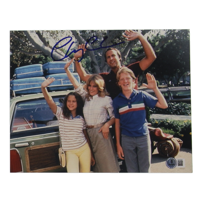 Chevy Chase Signed "National Lampoon's Vacation" 8x10 Photo (Beckett) at PristineAuction.com Chevy Chase Signed "National Lampoon's Vacation" 8x10 Photo (Beckett) at PristineAuction.com