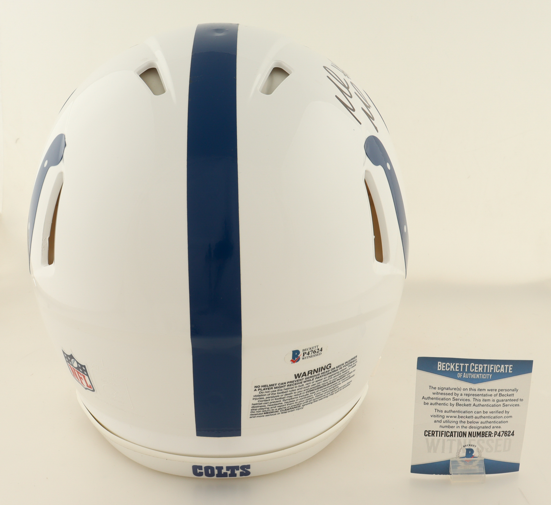Marlon Mack Signed Colts Full-Size Authentic On-Field Speed Helmet (Beckett) at PristineAuction.com Marlon Mack Signed Colts Full-Size Authentic On-Field Speed Helmet (Beckett) at PristineAuction.com