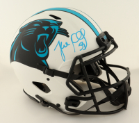 Luke Kuechly Signed Panthers Full-Size Authentic On-Field Lunar Eclipse Alternate Speed Helmet (Beckett) at PristineAuction.com
