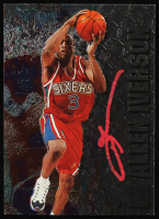 Allen Iverson Signed 1996-97 Metal #201 RC (Beckett) at PristineAuction.com