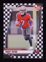 Bucky Irving 2024 Panini Prizm Prizms Black and White Checker #316 RC at PristineAuction.com