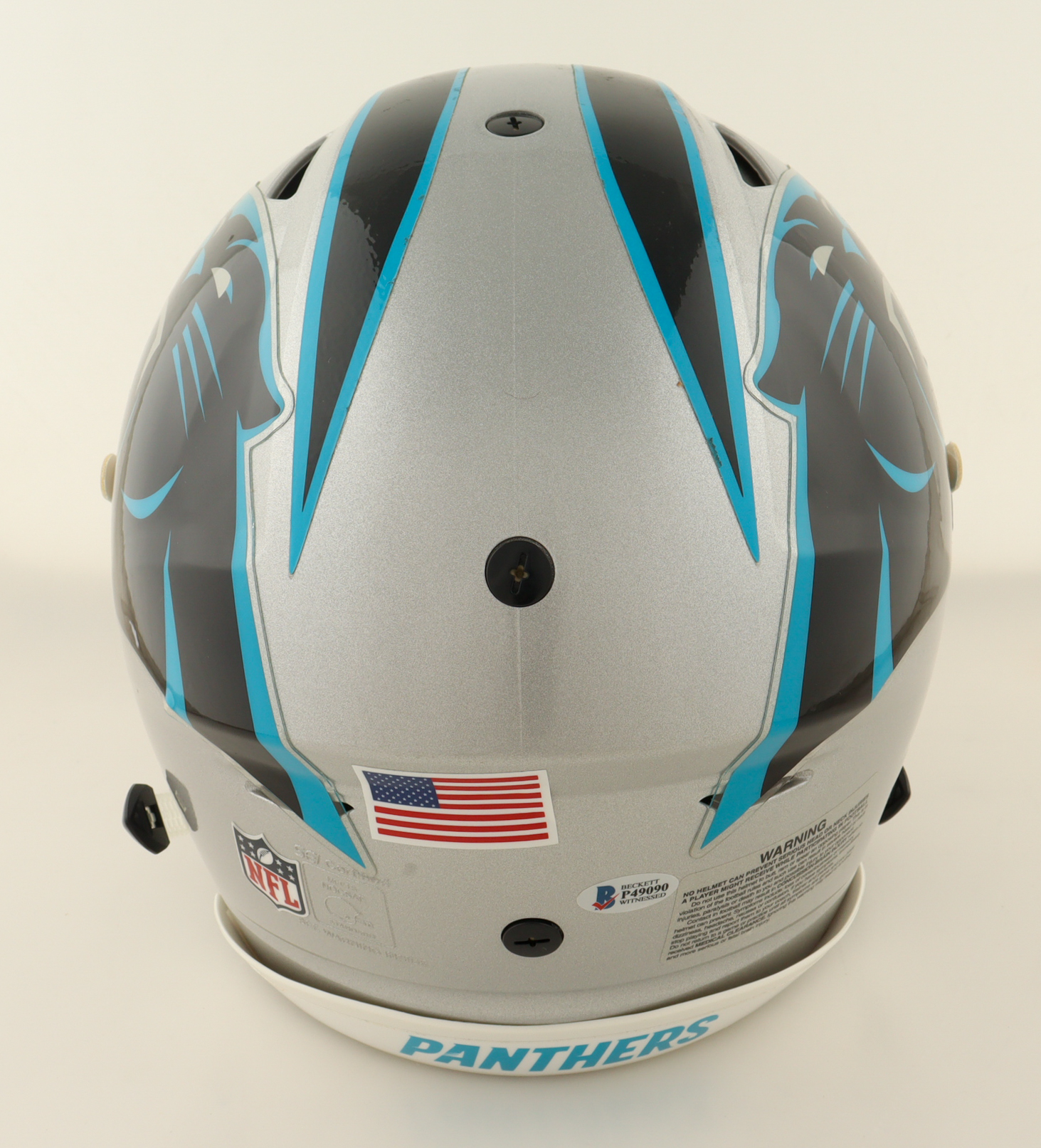 Luke Kuechly Signed Panthers Full-Size Authentic On-Field SpeedFlex Helmet (Beckett) at PristineAuction.com Luke Kuechly Signed Panthers Full-Size Authentic On-Field SpeedFlex Helmet (Beckett) at PristineAuction.com