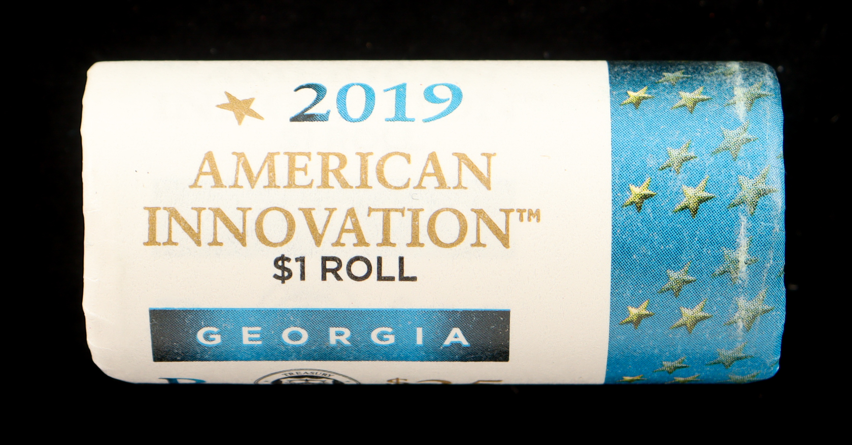2019-P American Innovation Georgia Dollar Roll of (25) Coins at PristineAuction.com 2019-P American Innovation Georgia Dollar Roll of (25) Coins at PristineAuction.com
