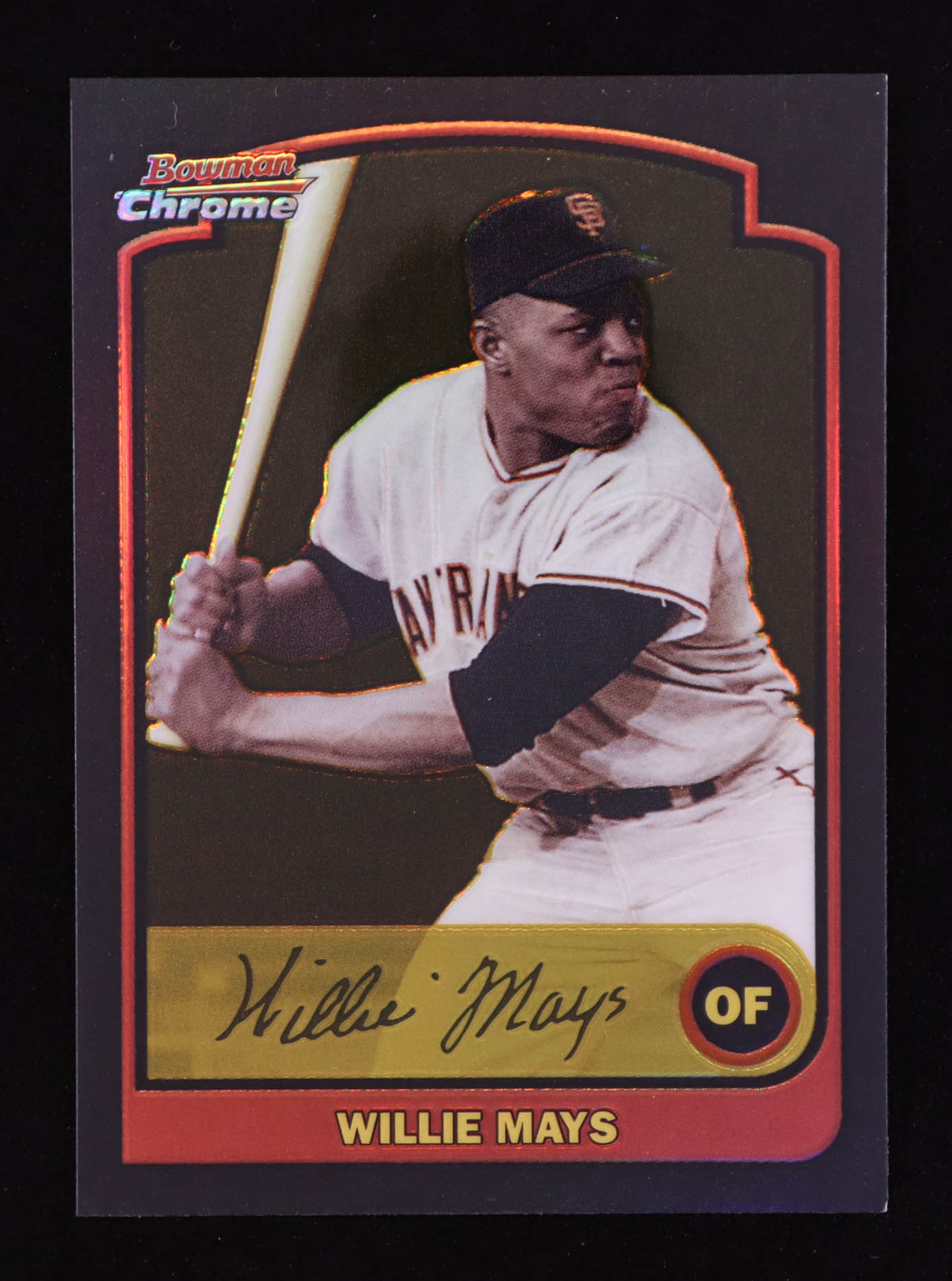 Willie Mays 2003 Bowman Chrome Gold Refractors #351 at PristineAuction.com Willie Mays 2003 Bowman Chrome Gold Refractors #351 at PristineAuction.com