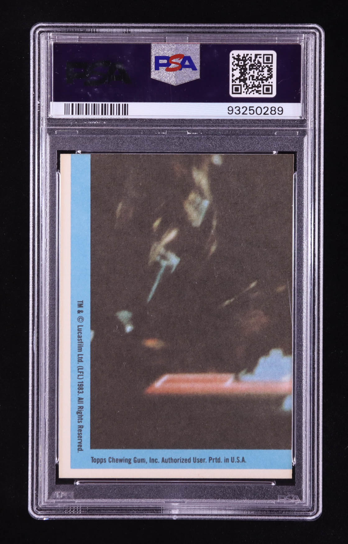 Jabba the Hutt 1983 Topps Star Wars Return of the Jedi Stickers #27A (PSA 8) at PristineAuction.com Jabba the Hutt 1983 Topps Star Wars Return of the Jedi Stickers #27A (PSA 8) at PristineAuction.com