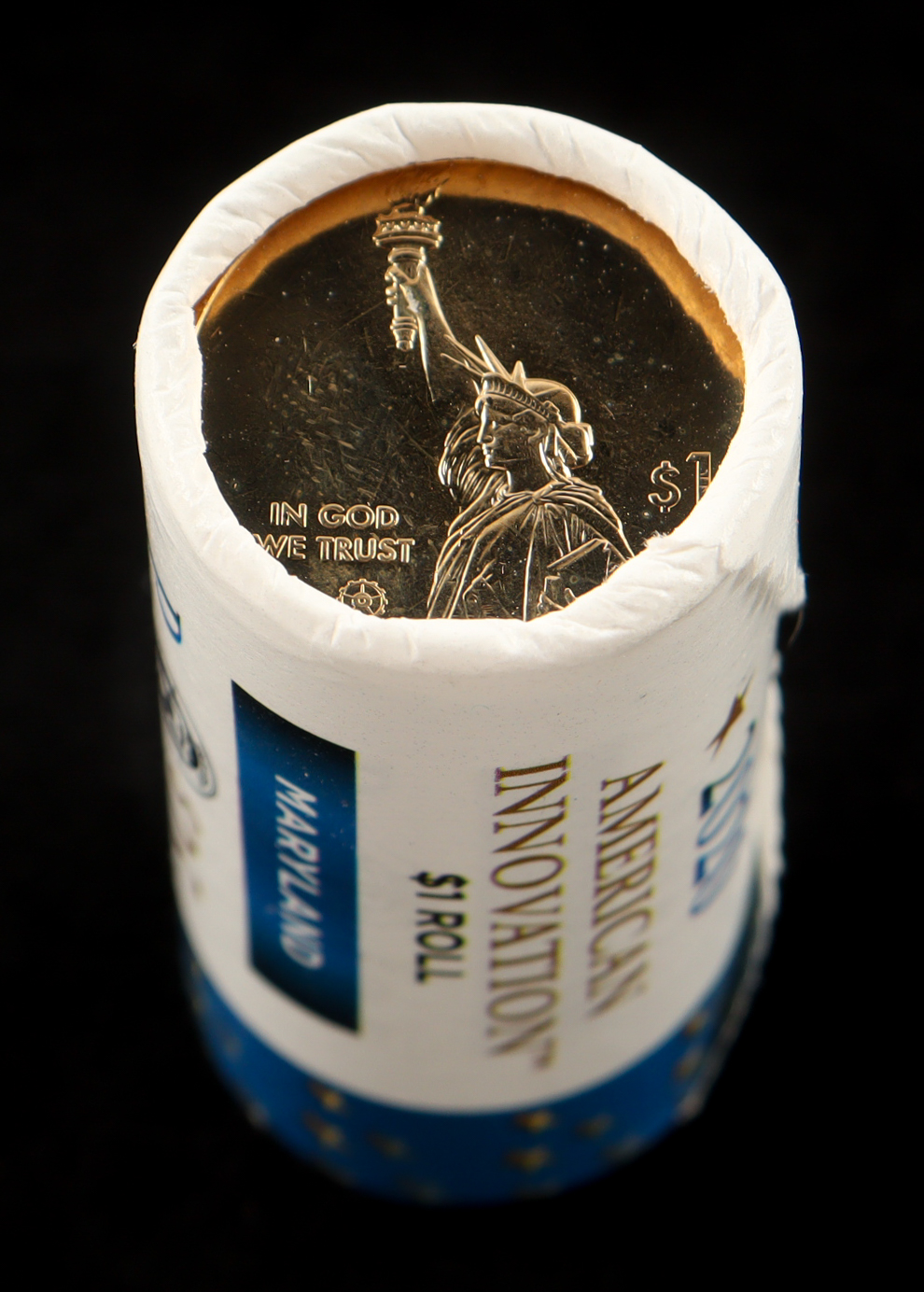 2020-P American Innovation Maryland Dollar Roll of (25) Coins at PristineAuction.com 2020-P American Innovation Maryland Dollar Roll of (25) Coins at PristineAuction.com