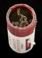2024-D American Innovation Illinois Dollar Roll of (25) Coins at PristineAuction.com