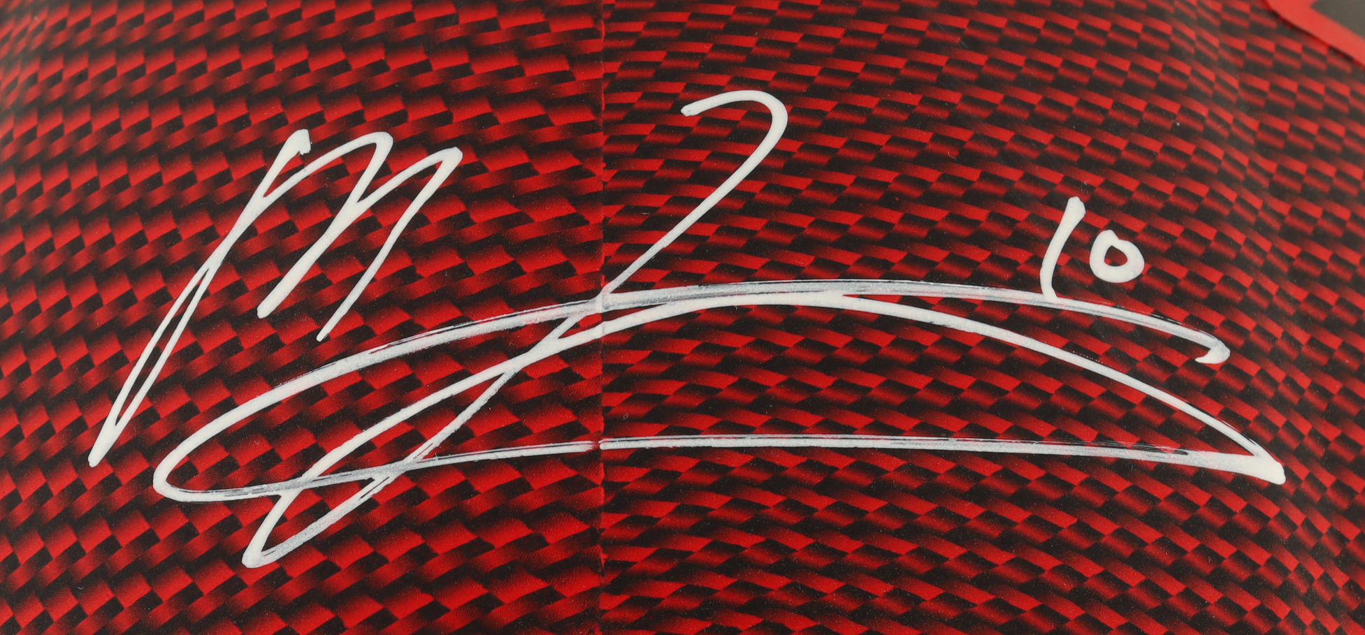 Mac Jones Signed Patriots Full-Size Authentic On-Field Custom Carbon Speed Helmet with Custom Visor (Beckett) at PristineAuction.com Mac Jones Signed Patriots Full-Size Authentic On-Field Custom Carbon Speed Helmet with Custom Visor (Beckett) at PristineAuction.com