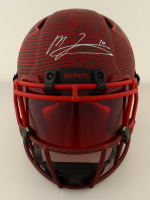 Mac Jones Signed Patriots Full-Size Authentic On-Field Custom Carbon Speed Helmet with Custom Visor (Beckett) at PristineAuction.com