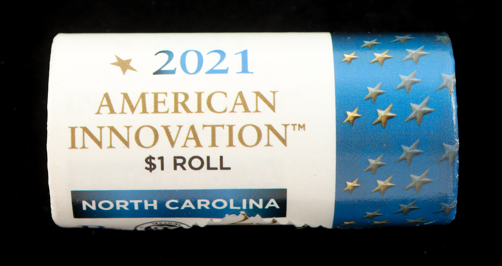2021-P American Innovation North Carolina Dollar Roll of (25) Coins at PristineAuction.com 2021-P American Innovation North Carolina Dollar Roll of (25) Coins at PristineAuction.com
