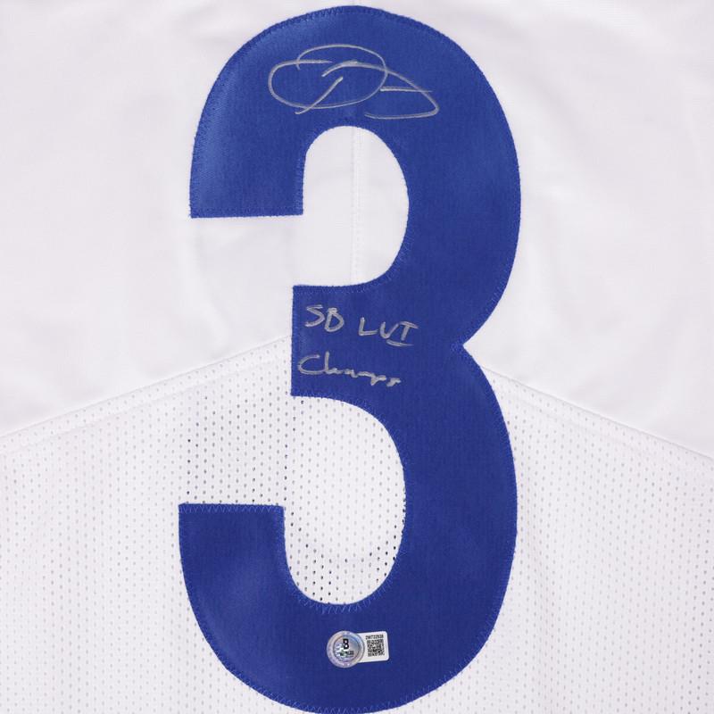 Odell Beckham Jr. Signed Jersey Inscribed "SB LVI Champs" (Beckett) at PristineAuction.com Odell Beckham Jr. Signed Jersey Inscribed "SB LVI Champs" (Beckett) at PristineAuction.com
