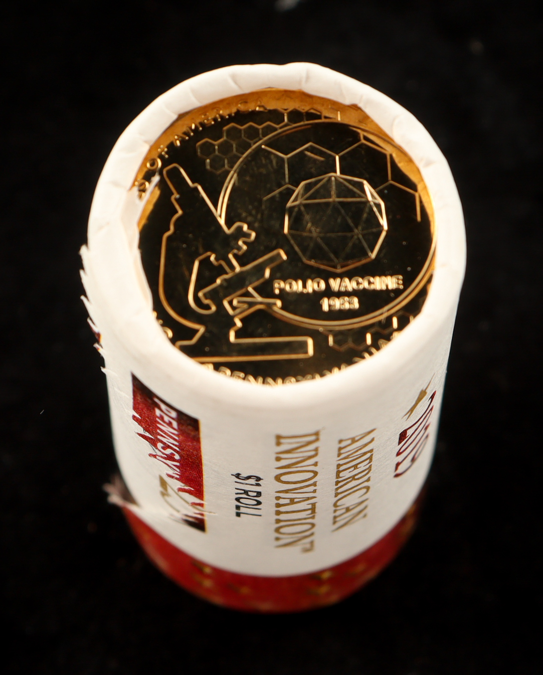 2019-D American Innovation Pennsylvania Dollar Roll of (25) Coins at PristineAuction.com 2019-D American Innovation Pennsylvania Dollar Roll of (25) Coins at PristineAuction.com