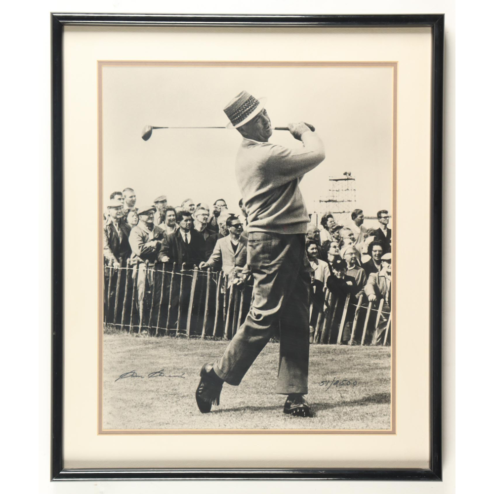 Sam Snead Signed LE Custom Framed Photo Display (PSA | Auto Grade 9) at PristineAuction.com