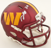 Jacory Croskey-Merritt Signed Commanders Speed Mini Helmet (PSA) at PristineAuction.com