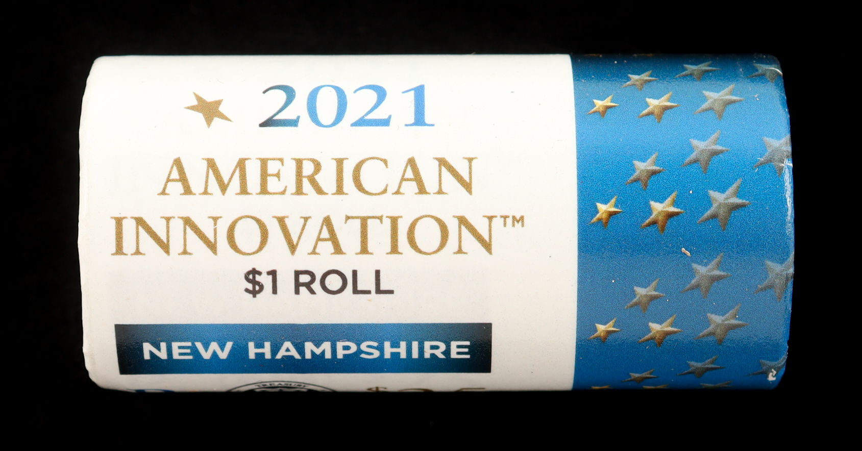 2021-P American Innovation New Hampshire Dollar Roll of (25) Coins at PristineAuction.com 2021-P American Innovation New Hampshire Dollar Roll of (25) Coins at PristineAuction.com