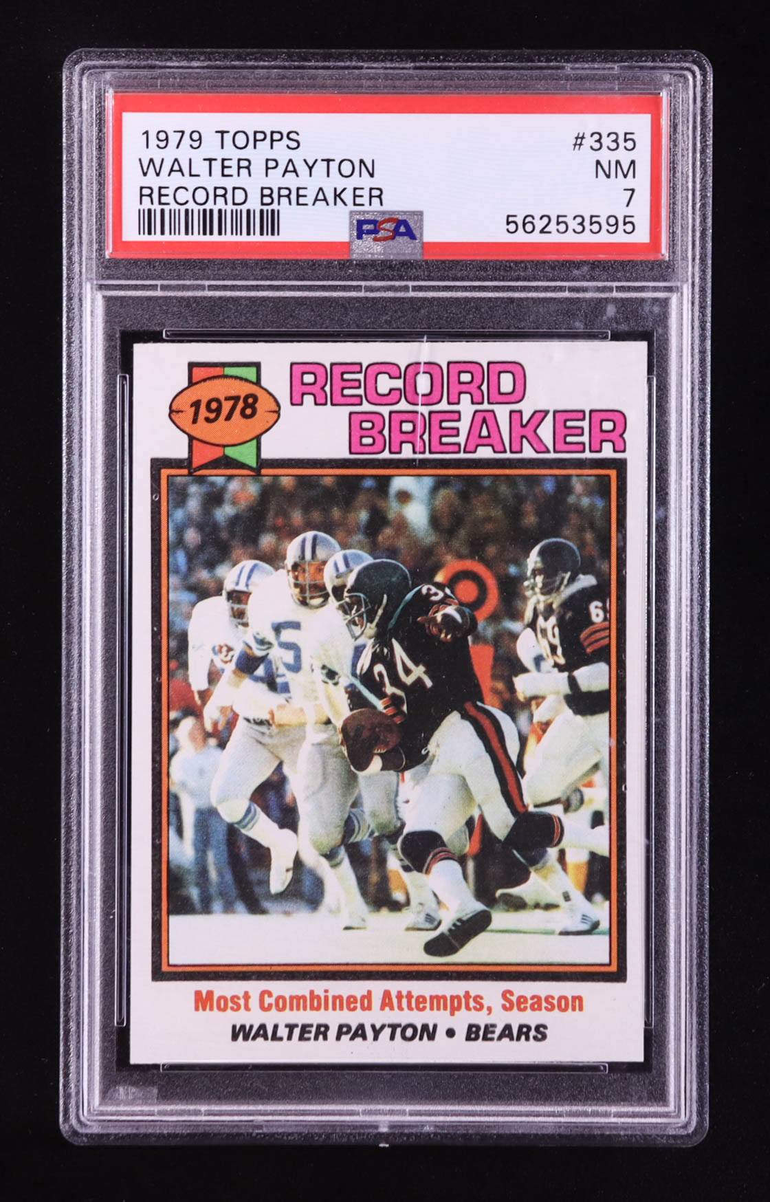 Walter Payton 1979 Topps #335 (PSA 7) at PristineAuction.com Walter Payton 1979 Topps #335 (PSA 7) at PristineAuction.com