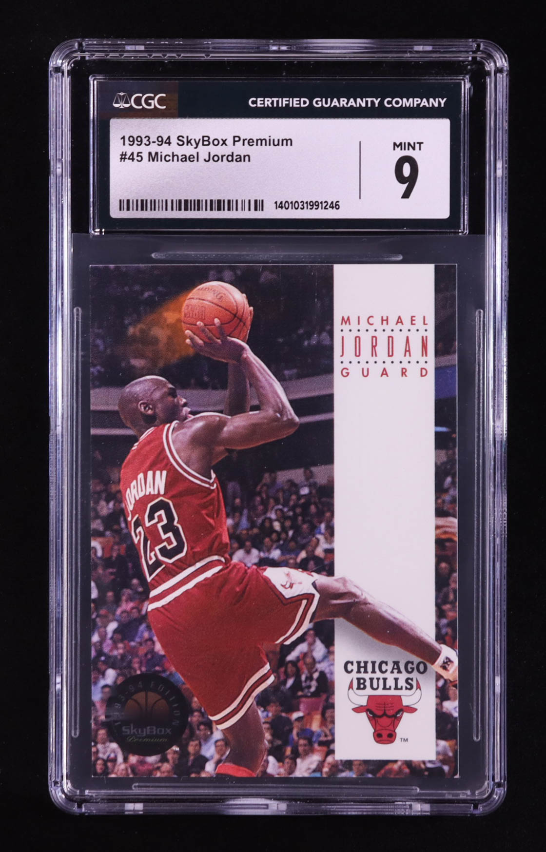 Michael Jordan 1993-94 SkyBox Premium #45 (CGC 9) at PristineAuction.com Michael Jordan 1993-94 SkyBox Premium #45 (CGC 9) at PristineAuction.com