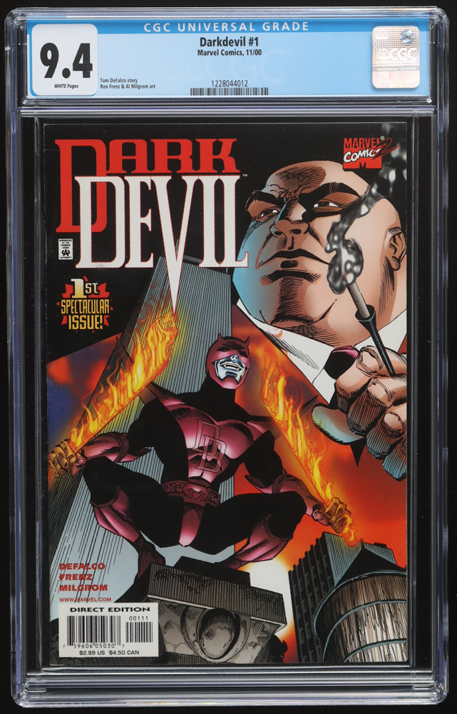 2000 "Darkdevil" Issue #1 M2 Comic Book (CGC 9.4) at PristineAuction.com 2000 "Darkdevil" Issue #1 M2 Comic Book (CGC 9.4) at PristineAuction.com