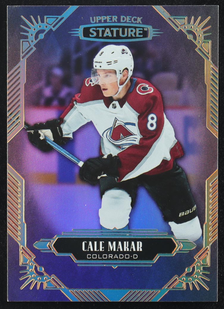 Cale Makar 2020-21 Upper Deck Stature #17 at PristineAuction.com Cale Makar 2020-21 Upper Deck Stature #17 at PristineAuction.com