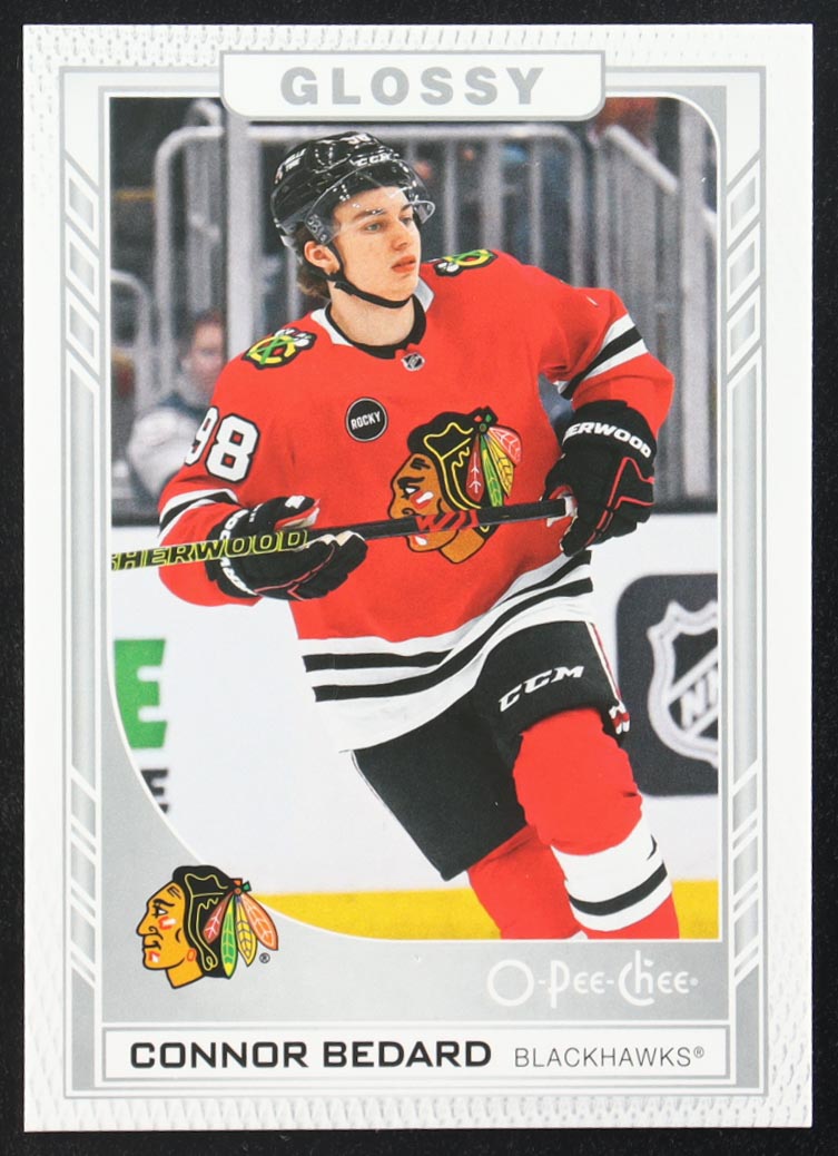 Connor Bedard 2023-24 Upper Deck OPC Glossy #R47 RC at PristineAuction.com Connor Bedard 2023-24 Upper Deck OPC Glossy #R47 RC at PristineAuction.com