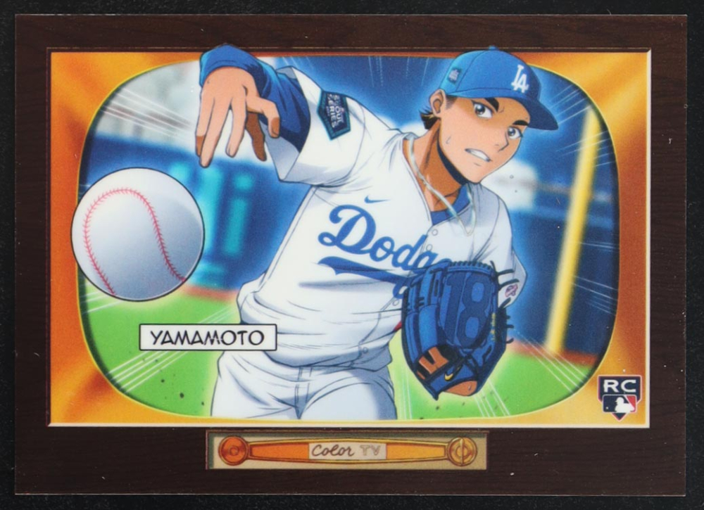 Yoshinobu Yamamoto 2024 Bowman's Best '55 Bowman Anime #BA16 RC