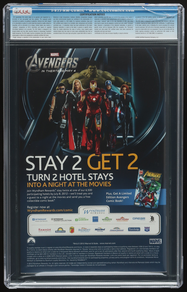 2012 "Avengers vs. X-Men" Issue #2 Marvel Comic Book (CGC 9.8) at PristineAuction.com 2012 "Avengers vs. X-Men" Issue #2 Marvel Comic Book (CGC 9.8) at PristineAuction.com