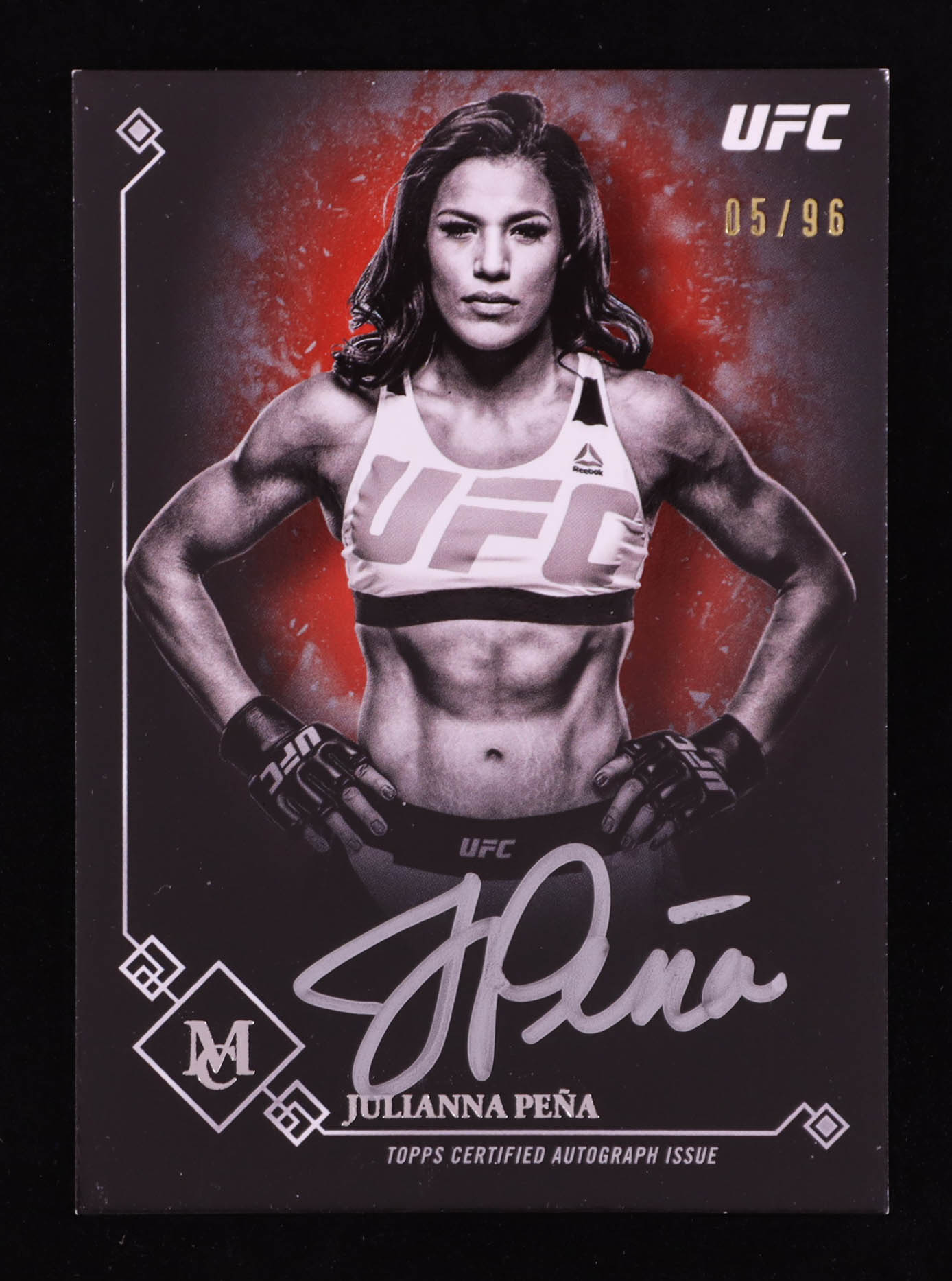 Julianna Pena 2017 Topps UFC Museum Collection Museum Autographs #MAJP #05/96 at PristineAuction.com Julianna Pena 2017 Topps UFC Museum Collection Museum Autographs #MAJP #05/96 at PristineAuction.com