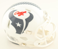 Arian Foster Signed Texans Salute To Service Alternate Speed Mini Helmet (Beckett) at PristineAuction.com