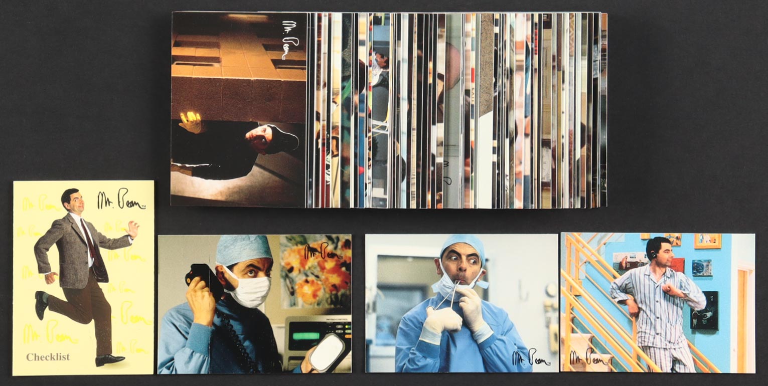 1998 Dart Mr. Bean Complete Set of (72) Trading Cards at PristineAuction.com 1998 Dart Mr. Bean Complete Set of (72) Trading Cards at PristineAuction.com