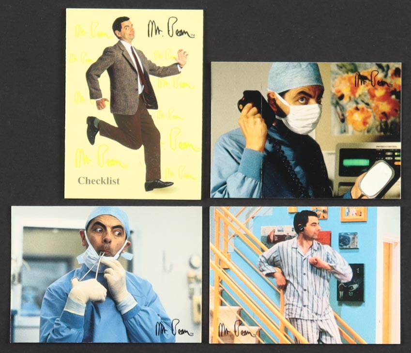 1998 Dart Mr. Bean Complete Set of (72) Trading Cards at PristineAuction.com 1998 Dart Mr. Bean Complete Set of (72) Trading Cards at PristineAuction.com