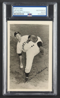 Jim Hearn Signed Giants Postcard (PSA) at PristineAuction.com