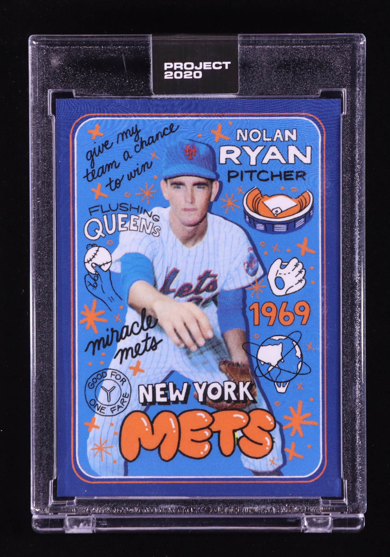 Nolan Ryan 2020 Topps Project 2020 #165 / Sophia Chang at PristineAuction.com Nolan Ryan 2020 Topps Project 2020 #165 / Sophia Chang at PristineAuction.com