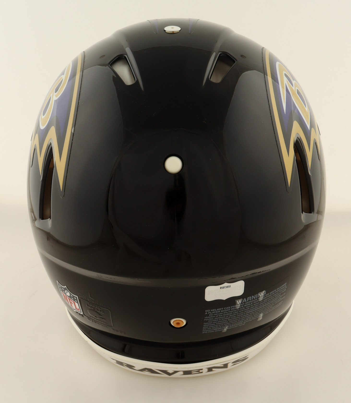 Terrell Suggs Signed Ravens Full-Size Authentic On-Field Speed Helmet (Radtke) at PristineAuction.com Terrell Suggs Signed Ravens Full-Size Authentic On-Field Speed Helmet (Radtke) at PristineAuction.com