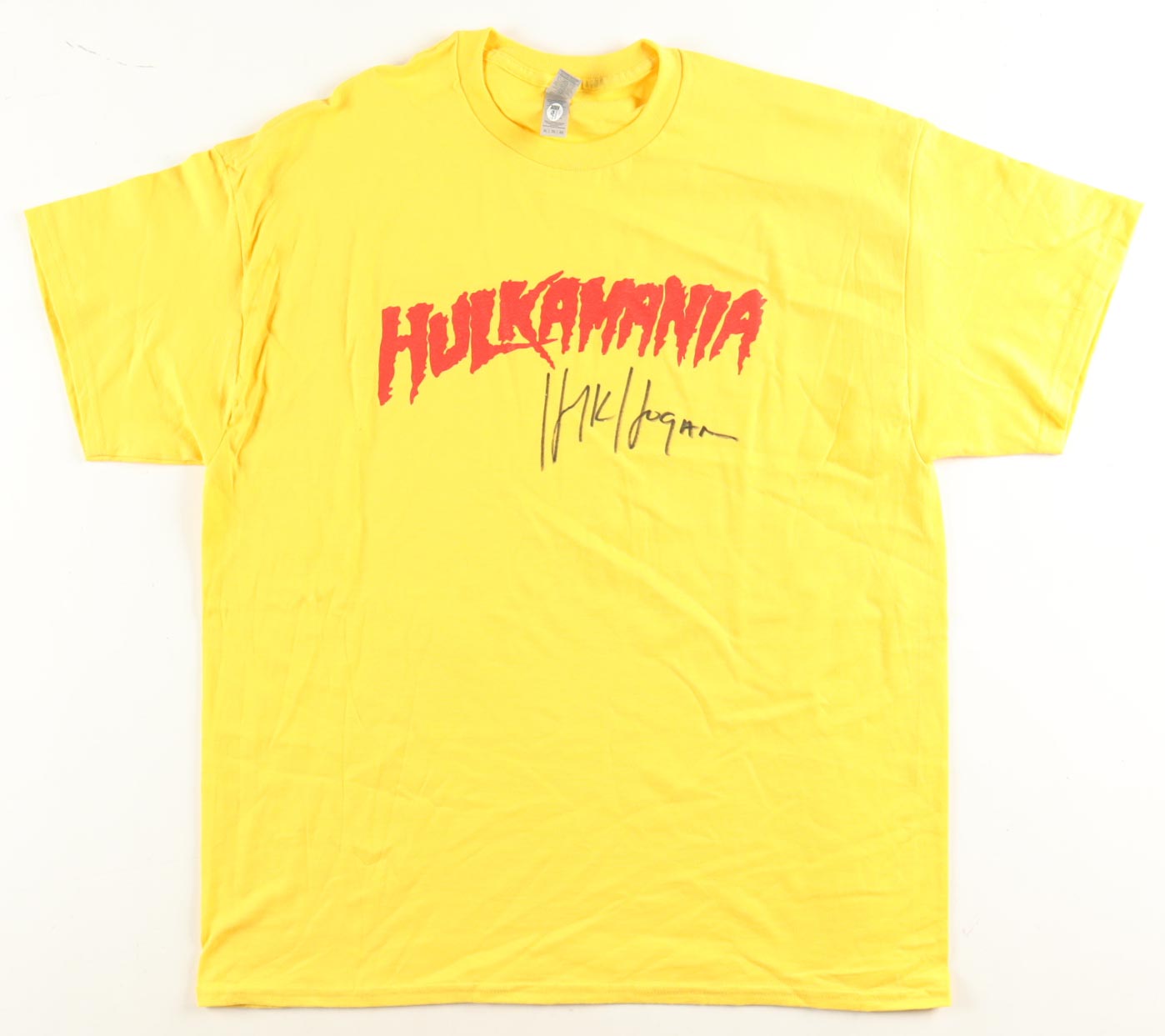 Hulk Hogan Signed Hulkamania T-Shirt (JSA) at PristineAuction.com Hulk Hogan Signed Hulkamania T-Shirt (JSA) at PristineAuction.com