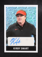 Kirby Smart 2024 Leaf Metal 1948 Autographs Diagonal Shimmer Blue #48ASK1 #13/50 at PristineAuction.com