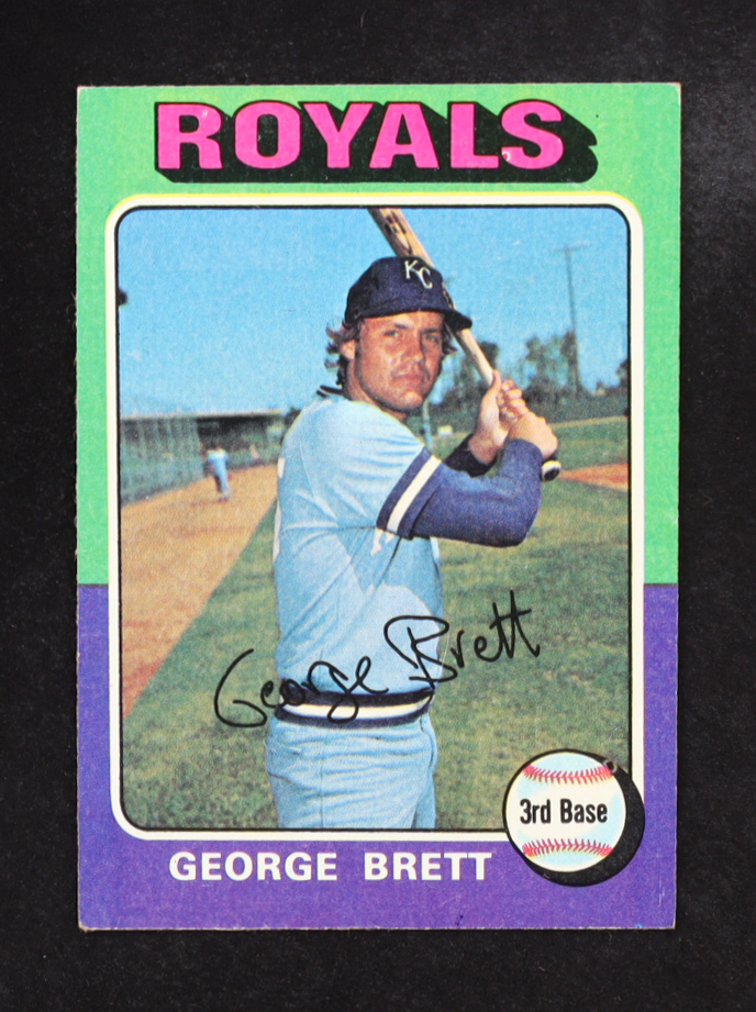 George Brett 1975 Topps #228 RC at PristineAuction.com George Brett 1975 Topps #228 RC at PristineAuction.com